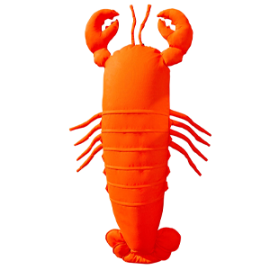 Pouf XL flottant homard - orange-mxhome